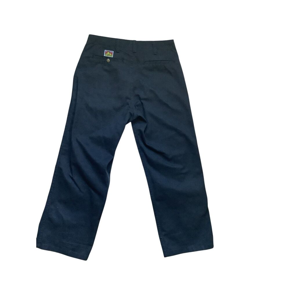BEN DAVIS Black Original Twill Workwear Pants Size 32 - Picture 2 of 4